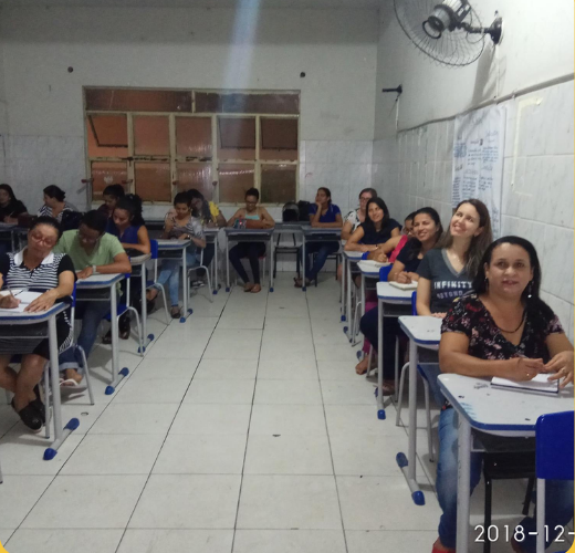 CURSO DE LIBRAS EM CAMPO FORMOSO EM 2018 - TURMA 1